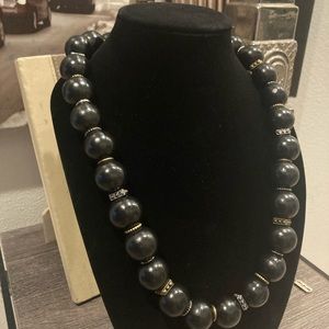 Chunky Black Necklace